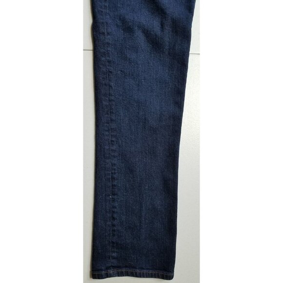 Ralph Lauren Classic Straight Mid-Rise Dark Blue Denim Stretch Jeans Women's 6 - Picture 10 of 15